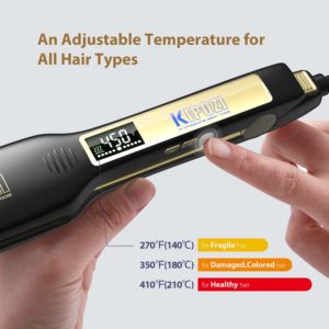 Adjustable temperature for all hair types