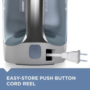 easy-store push button cord reel