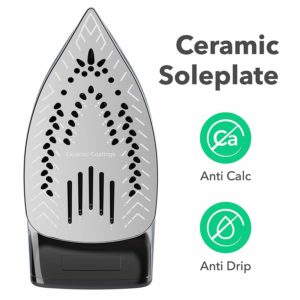 vremi ceramic soleplate with 53 steam holes