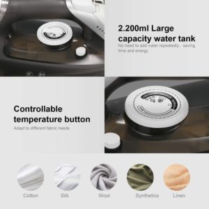 Large capacity water tank and controllable temperature button