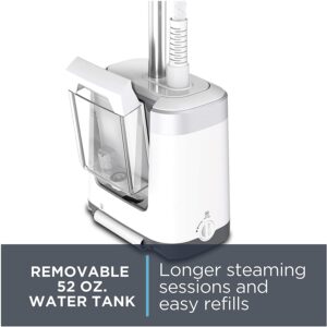 removable 52 oz. water tank