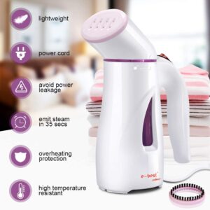 features of the portable mini travel steamer